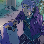 Meu projeto do curso: Ilustração digital com influência mangá Ein Projekt aus dem Bereich Digitale Zeichnung von Lucas Lopes - 22.01.2021