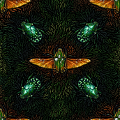 My project in Scientific Illustration for Pattern Design course. Un projet de Peinture numérique et Illustration traditionnelle de zzillustration9 - 23.01.2021