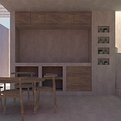 Mi Proyecto del curso: Representación gráfica de proyectos arquitectónicos. Digital Architecture, Interior Architecture, Interior Design, Watercolor Painting, and ArchVIZ project by Fabrizio Miranda - 02.02.2021