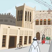 My project in Architectural Illustration: Capture a City’s Personality course . % huda_hasan96 tarafından hazırlanan Mimari İllüstras, Ve on projesi - 01.23.2021