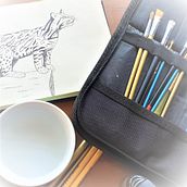 Animal biologist discovering watercolor!. Watercolor Painting project by Manon de Visser - 01.23.2021
