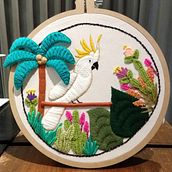 Mi Proyecto del curso: Introducción al bordado tridimensional. 3D, and Embroider project by maria_cecilia_rocco - 01.23.2021