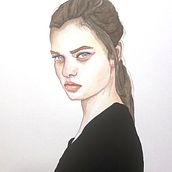 My project in Watercolor Portrait from a Photo course. Watercolor Painting project by run_run_dmc - 01.23.2021