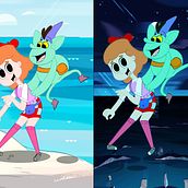 Mi Proyecto del curso: Diseño de personajes para animación con Photoshop. Animation, and Character Design project by Cristo Noé López Muñoz - 01.24.2021