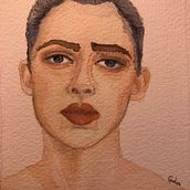 Mi Proyecto del curso: Retrato en acuarela a partir de una fotografía. Portrait Drawing, and Watercolor Painting project by giu_candelori - 01.24.2021