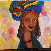 Brasileña. Un progetto di Disegno, Disegno artistico, Disegno di ritratti, Illustrazione tradizionale, Pittura ad acquerello e Pittura acrilica di Alicia San Luis - 24.01.2021