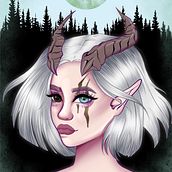 Mi Proyecto del curso: Retrato de personajes femeninos con Procreate. Traditional illustration, and Digital Illustration project by Neus Blasco amor - 01.25.2021