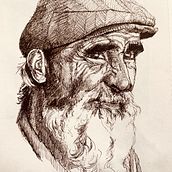 Retrato con tramado en Tinta. Portrait Drawing project by Arturo Monroy - 01.25.2021