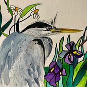 My project in Artistic Watercolor Techniques for Illustrating Birds course. Watercolor Painting project by Adrian Fingleton - 01.25.2021