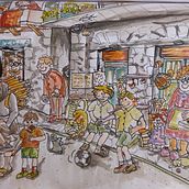 My project in The Art of Sketching: Transform Your Doodles into Art course. Traditional illustration, Pencil Drawing, Drawing, and Sketchbook project by Antonia Papaioannou - 01.29.2021