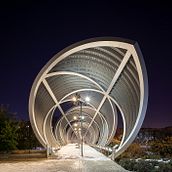 Proyecto Fotografía de Arquitectura. Puente Monumental de Arganzuela Madrid, del arquitecto Dominique Perrault. Architectural Photograph project by David Spence del Valle - 01.11.2021