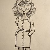 Fabiola. Traditional illustration project by fabivives - 01.25.2021