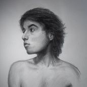 Mi Proyecto del curso: Retrato realista con lápiz de grafito. Pencil Drawing, and Portrait Drawing project by Marce franco - 01.25.2021