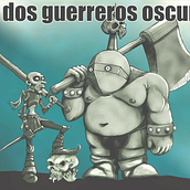 Los Dos Guerreros Oscuros. Traditional illustration project by Luis Alberto Sara Olavegoya - 02.02.2021
