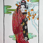 My project in Colored Marker Techniques for Manga course. Traditional illustration, and Manga project by Zsofia Kiesewetter - 01.26.2021