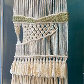 My project in Introduction to Macramé: Creation of a Decorative Tapestry course. Macramé project by asartzetaki - 01.26.2021