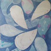 Mi Proyecto del curso: Técnicas de acuarela en negativo para ilustración botánica. Fine Arts project by MARIA LUNA - 01.26.2021