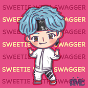 Suga - Tinytan fanart . Traditional illustration project by Alís Mc Cann - 08.13.2020