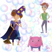 Mi Proyecto del curso: Justino el cerdito . Character Design project by Yeisneidy Rivas - 01.26.2021