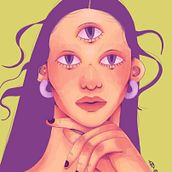 Meu projeto do curso: Técnicas e estilos de ilustração com Procreate. Ilustração digital projeto de damascenobcarol - 27.01.2021