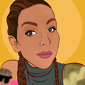 My project in Female Character Portraits in Procreate course. Digital Illustration project by vojakovits.m - 01.27.2021