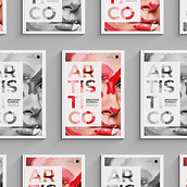| HALO | Separata Maquillaje Artístico. Un proyecto de Diseño editorial y Diseño gráfico de Valeria Salvador - 27.01.2021