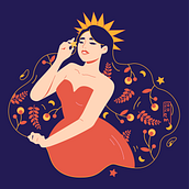 My project in Vectorial Illustration with Style course. Ilustração tradicional e Ilustração vetorial projeto de Kim Meier - 27.01.2021