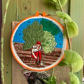 Mi Proyecto del curso: Introducción al bordado botánico. Embroider project by MARIA PILAR CANO GONZALEZ - 01.27.2021
