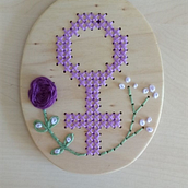 Mi Proyecto del curso: Bordado sobre madera. Embroider project by isabel_vidaurre - 01.27.2021