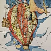 My project in Illustrated Stories: From Idea to Paper course. Traditional illustration project by Ca Welch - 01.27.2021