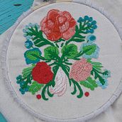 Mi Proyecto del curso: Técnica de bordado con paso atrás. Embroider project by lbustos62 - 01.27.2021