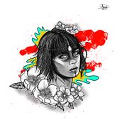 My project in Digital Design and Illustration of Tattoos with Procreate course. Un projet de Créativité, Illustration traditionnelle , et Conception de tatouage de Dayana Ghouati - 01.02.2021