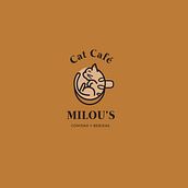 Manual de marca: MILOU'S | Cat Café.. Design, and Graphic Design project by Mikaela Yanina Veuillemenot - 01.27.2021