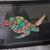Hand-cuts of Turtle. Un projet de Art textile de Marie - 27.01.2021