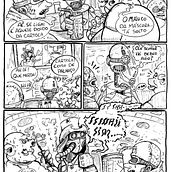 Exercício de uma pagina.. Comic, and Drawing project by Lujan Custodio - 01.27.2021