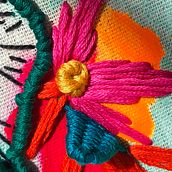 My project in Creative Embroidery: The Stitch Revolution course. Embroider project by Argelia Rivera - 01.27.2021