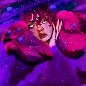 Mi Proyecto del curso: Retratos digitales de fantasía con Photoshop. Un proyecto de Dibujo de Retrato, Dibujo digital, Ilustración tradicional e Ilustración digital de Sofía Moctezuma - 28.01.2021