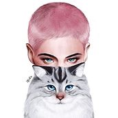 CAT EYES. Un projet de Dessin de portrait, Illustration traditionnelle et Illustration numérique de Irene Corbacho - 26.01.2021