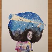 My project in Watercolor Techniques for Dreamlike Illustrations course. Watercolor Painting project by xrems - 01.28.2021