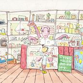 The Octopus Corner Shop - "en fiskklubba tack!". Un proyecto de Ilustración infantil, Ilustración tradicional, Ilustración con tinta y Pintura a la acuarela de riclef_schomerus - 28.01.2021