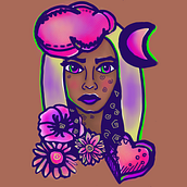 My project in Digital Portraits with Unique Style on Procreate course. Digital Illustration project by deniart - 01.28.2021