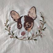 Mi Proyecto del curso: Needle painting para principiantes. Un projet de Broderie, Illustration naturaliste , et Design textile de Sandra Monroy Cota - 25.11.2024