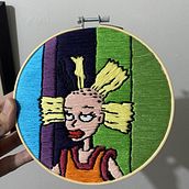 Mi Proyecto del curso: Introducción al bordado botánico. Embroider project by Nathalia Quiroz M - 01.29.2021