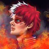 Proyecto personal Retrato Shoto Todoroki. Portrait Drawing, Digital Drawing, and Manga project by noe - 01.25.2021