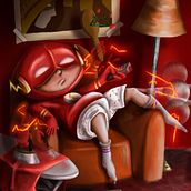 Fan Art Flash Ein Projekt aus dem Bereich Kinderillustration von Ezequiel Galeano - 29.01.2021