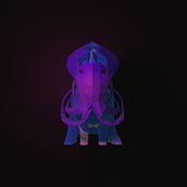 Octobbit. Een project van  3D-ontwerp y Pixel art van Filipe Fonseca Lacerda - 29.01.2021