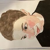 Mi Proyecto del curso: Retrato en acuarela a partir de una fotografía. Traditional illustration, Watercolor Painting, and Portrait Drawing project by mmcristi - 01.29.2021