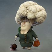 Madame Chou-Chou. 3D, 3D Design, 3D Character Design, and 3D Modeling project by Miguel Miralles - 05.04.2020