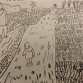 This is a drawing when I was walking with my family - My project in The Art of Sketching: Transform Your Doodles into Art course. Un progetto di Illustrazione tradizionale di Carla Paping - 29.01.2021