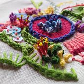 Mi Proyecto del curso: Técnicas avanzadas de bordado: puntadas y composiciones con volumen. Embroider project by taboadelapau - 01.30.2021